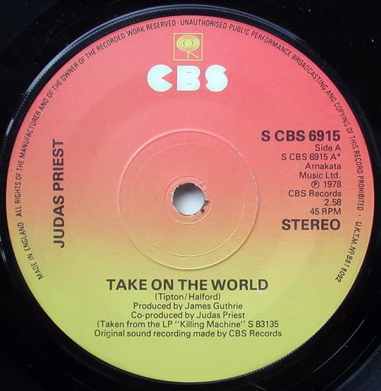 Album Cover Art for Take On The World
