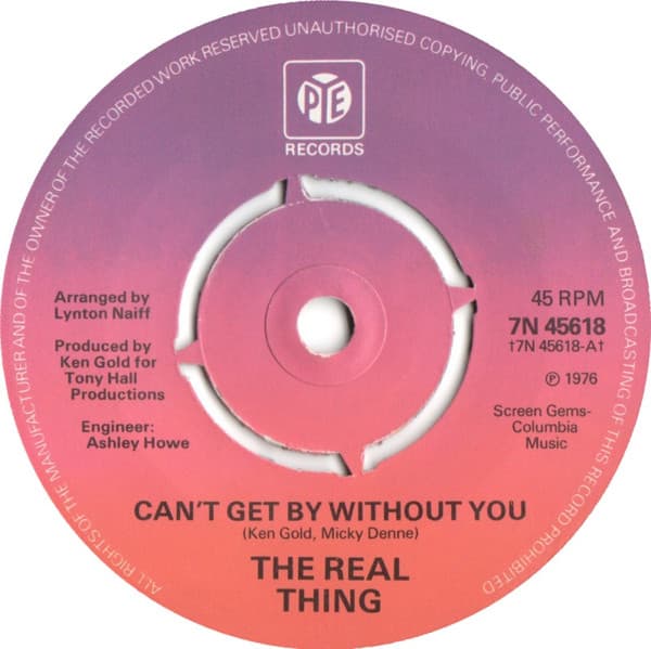 Album Cover Art for Can't Get By Without You