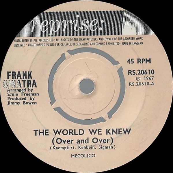 Album Cover Art for The World We Knew (Over And Over)