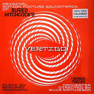 Album Cover Art for Vertigo (Original Motion Picture Soundtrack)
