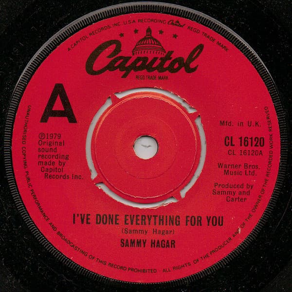Album Cover Art for I've Done Everything For You