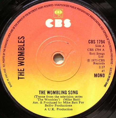 Album Cover Art for The Wombling Song