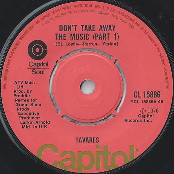 Album Cover Art for Don't Take Away The Music