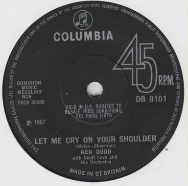 Album Cover Art for Let Me Cry On Your Shoulder