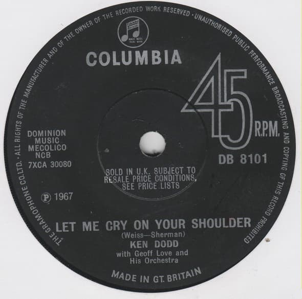 Album Cover Art for Let Me Cry On Your Shoulder