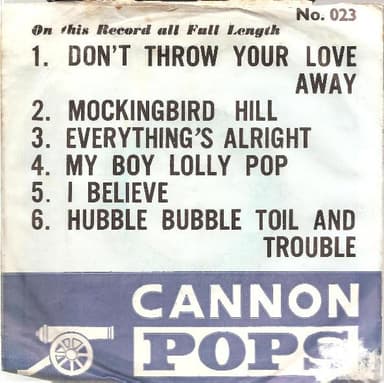 Album Cover Art for Cannon Pops