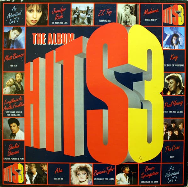 Album Cover Art for Hits 3 - The Album