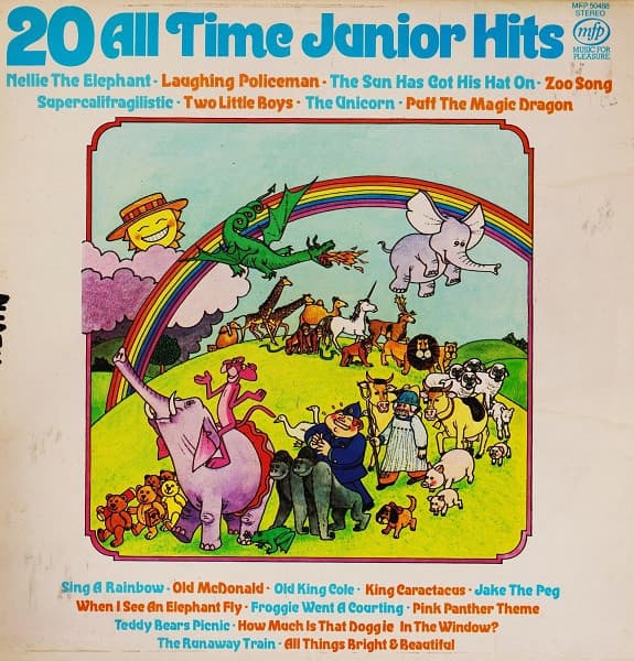 Album Cover Art for 20 All Time Junior Hits