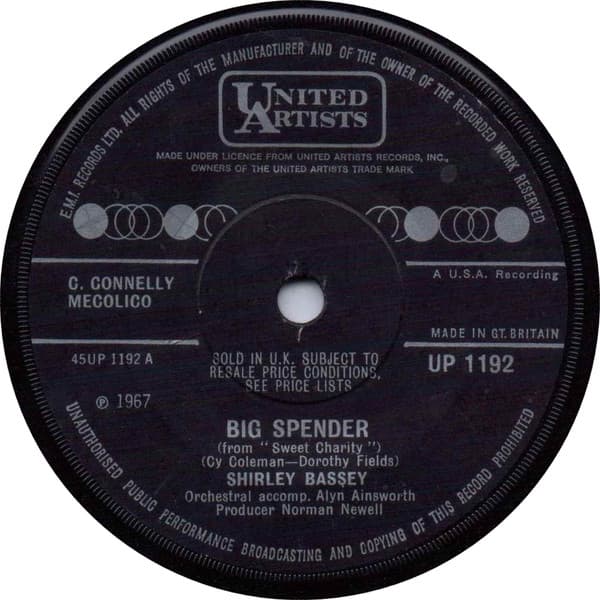 Album Cover Art for Big Spender