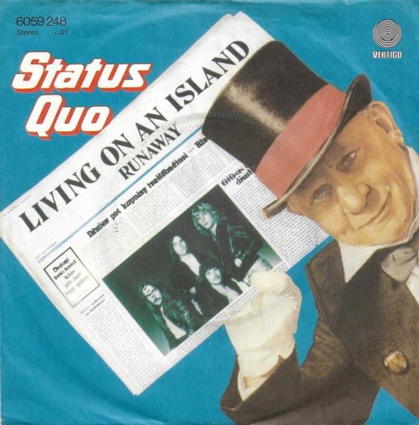 Album Cover Art for Living On An Island