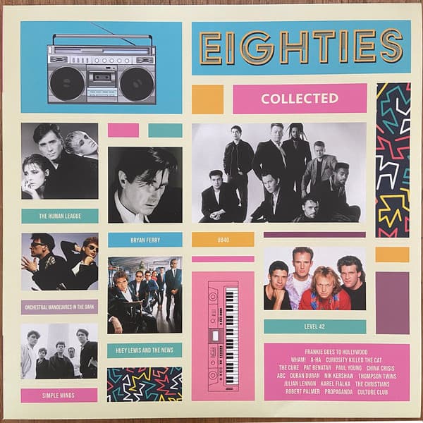 Album Cover Art for Eighties Collected