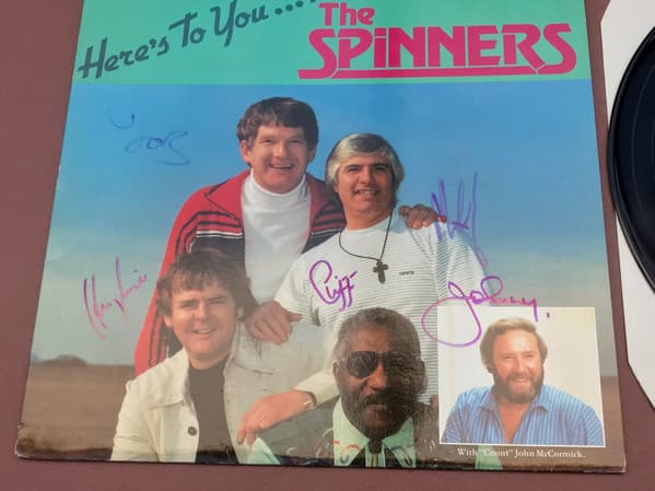 Album Cover Art for Here's To You...From The Spinners