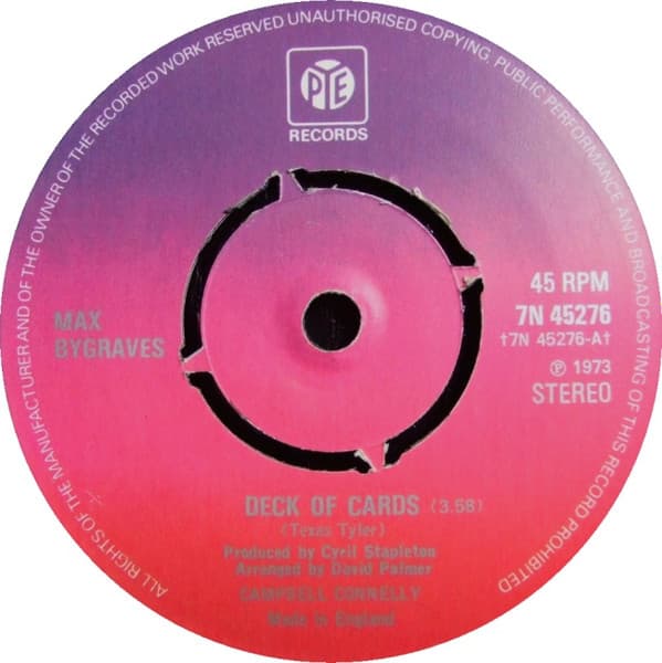 Album Cover Art for Deck Of Cards