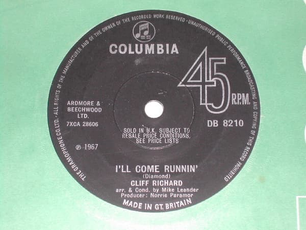 Album Cover Art for I'll Come Runnin'