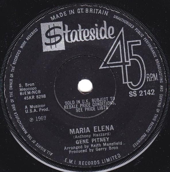 Album Cover Art for Maria Elena