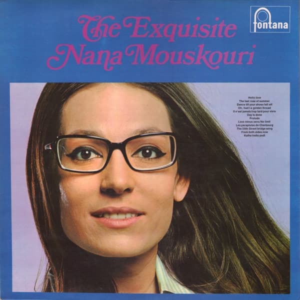Album Cover Art for The Exquisite Nana Mouskouri