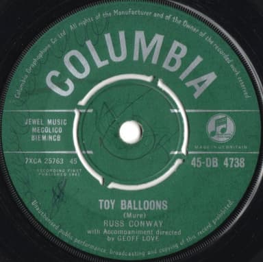 Album Cover Art for Toy Balloons
