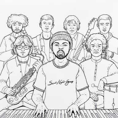 Album Cover Art for Secret Night Gang