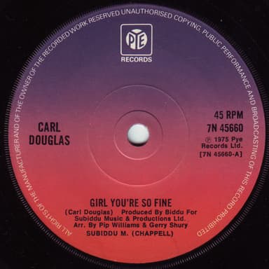 Album Cover Art for Girl You're So Fine / Too Hot To Handle