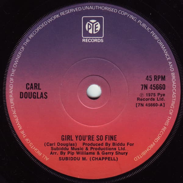 Album Cover Art for Girl You're So Fine / Too Hot To Handle