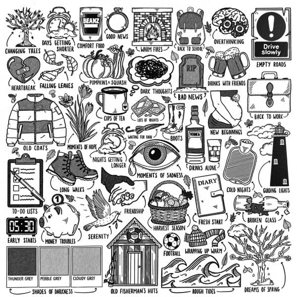 Album Cover Art for Autumn Variations