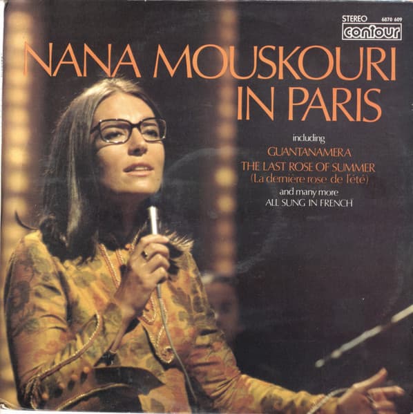 Album Cover Art for Nana Mouskouri In Paris