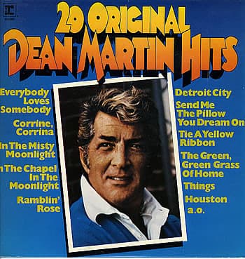 Album Cover Art for 20 Original Dean Martin Hits