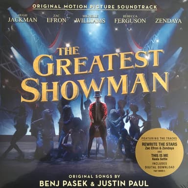 Album Cover Art for The Greatest Showman (Original Motion Picture Soundtrack)