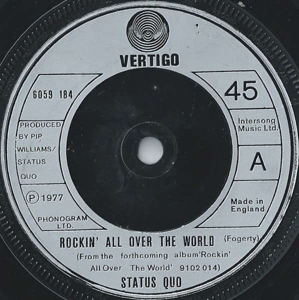 Album Cover Art for Rockin' All Over The World