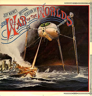 Album Cover Art for Jeff Wayne's Musical Version Of The War Of The Worlds