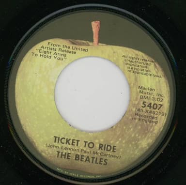 Album Cover Art for Ticket To Ride / Yes It Is