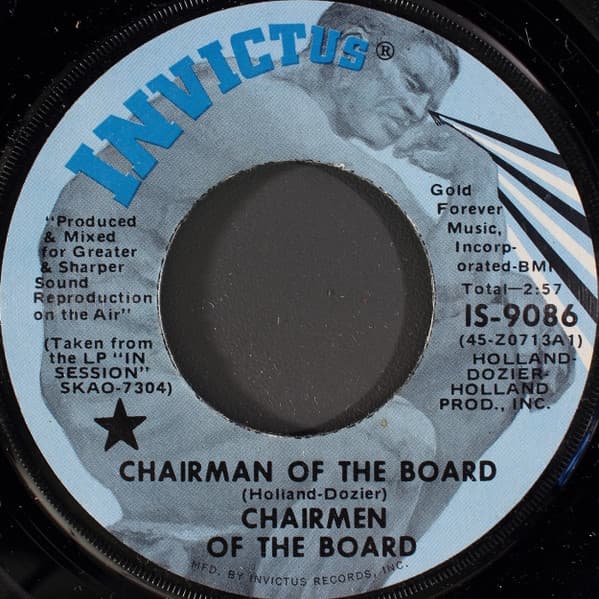 Album Cover Art for Chairman Of The Board
