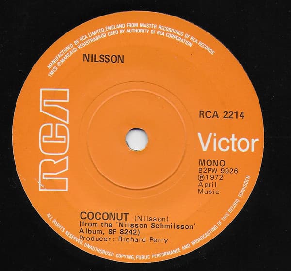 Album Cover Art for Coconut