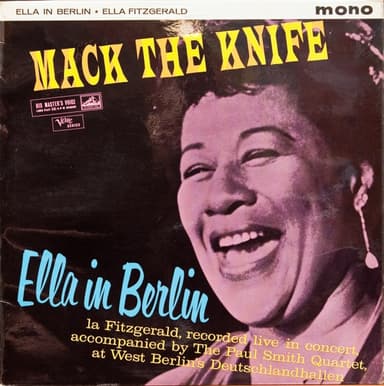 Album Cover Art for Mack The Knife - Ella In Berlin