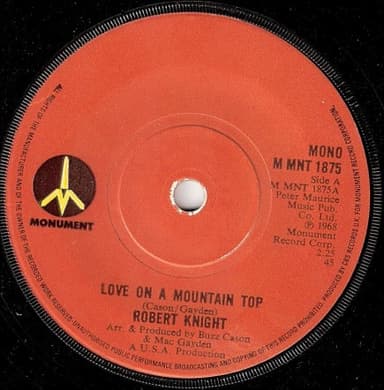 Album Cover Art for Love On A Mountain Top