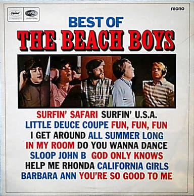Album Cover Art for Best Of The Beach Boys