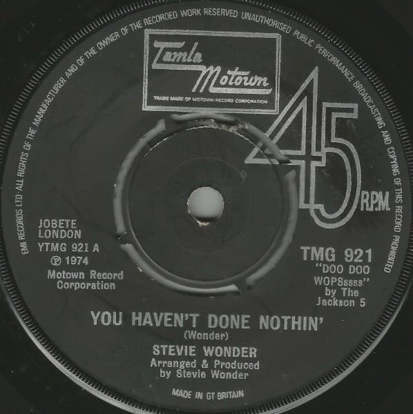 Album Cover Art for You Haven't Done Nothin'