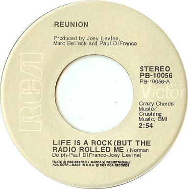Album Cover Art for Life Is A Rock (But The Radio Rolled Me)