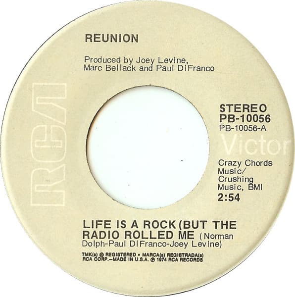 Album Cover Art for Life Is A Rock (But The Radio Rolled Me)