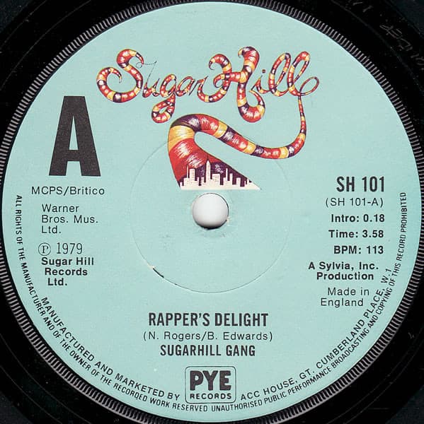 Album Cover Art for Rapper's Delight