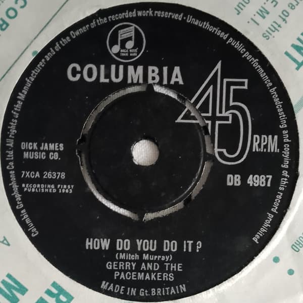 Album Cover Art for How Do You Do It ?