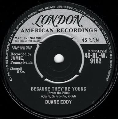 Album Cover Art for Because They're Young