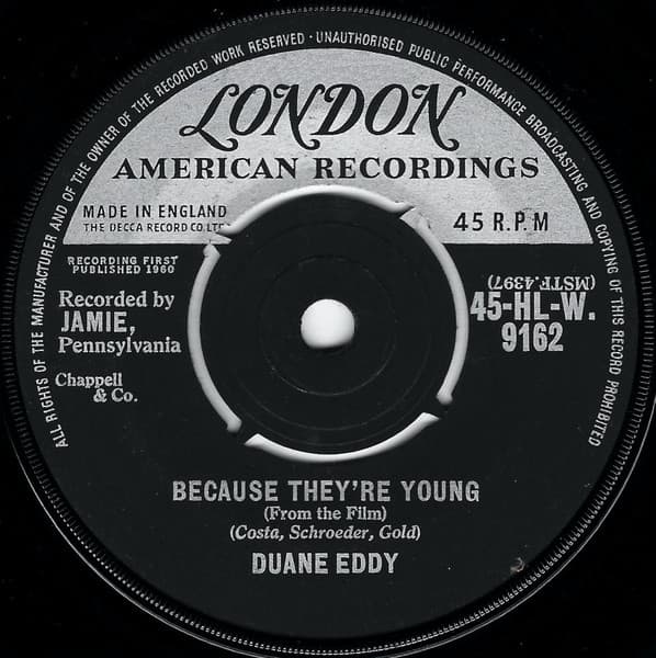 Album Cover Art for Because They're Young