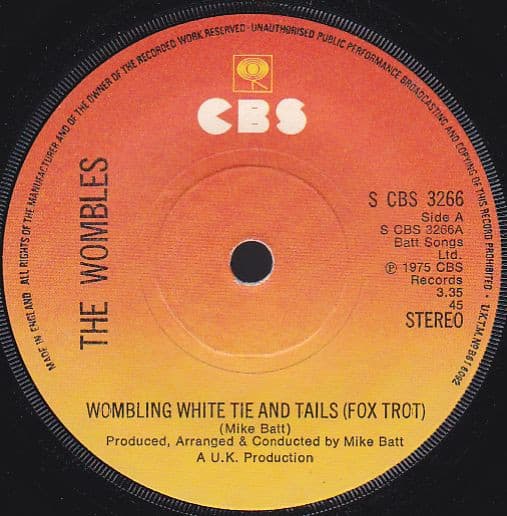 Album Cover Art for Wombling White Tie And Tails (Fox Trot)