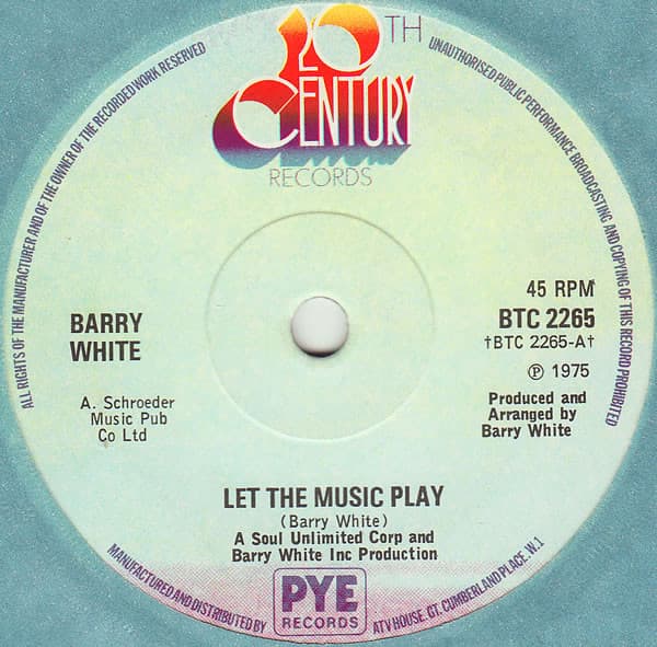 Album Cover Art for Let The Music Play