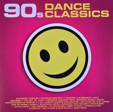Album Cover Art for 90s Dance Classics