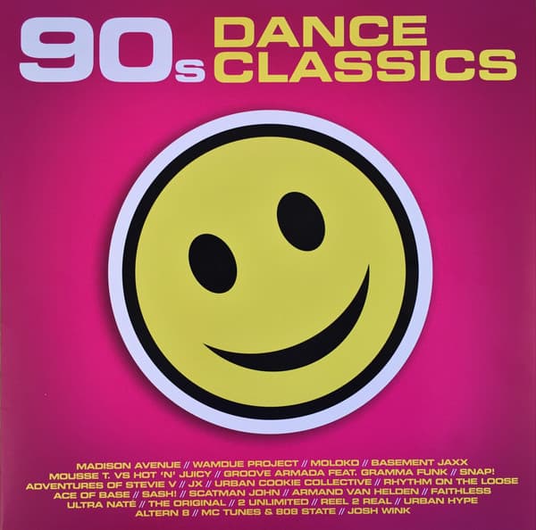 Album Cover Art for 90s Dance Classics