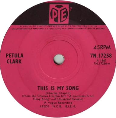 Album Cover Art for This Is My Song