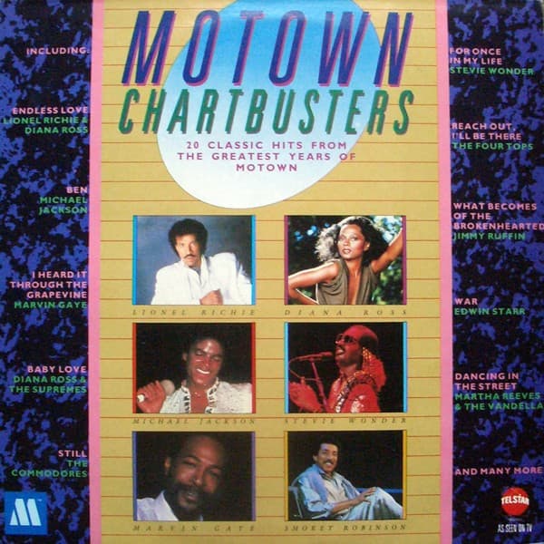 Album Cover Art for Motown Chartbusters