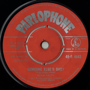 Album Cover Art for Someone Else's Baby